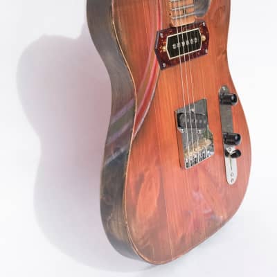 Secret Handshake  Rose Room (custom T-type art guitar) 2019 Rose burst/Art image 5