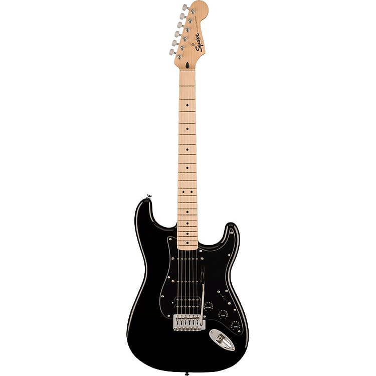 Squier Sonic Stratocaster HSS - Black image 1