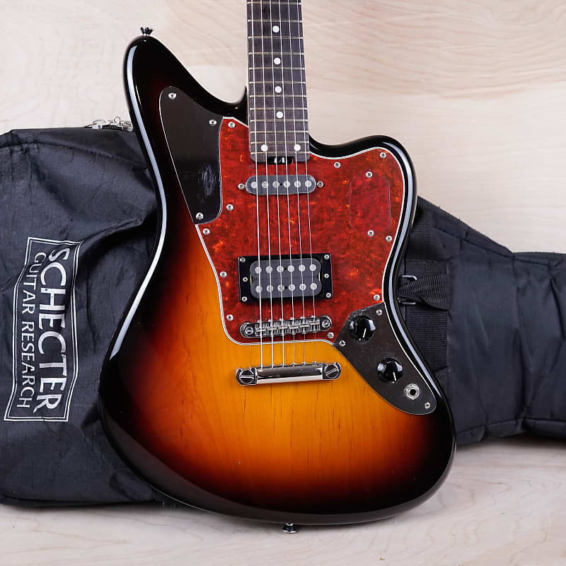 Schecter AR-06 MIJ 2014 Sunburst Offset Jaguar Style w/ Bag | Reverb Czechia