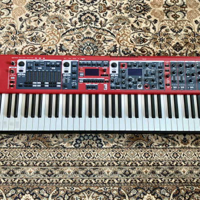 Nord Stage 3 HA88 Hammer Action 88-Key Digital Piano - Red (Serviced / Warranty / Nord Trolley Bag)
