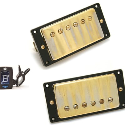 Seymour Duncan Antiquity Humbucker Pickup Set Aged Gold Covers ( 3