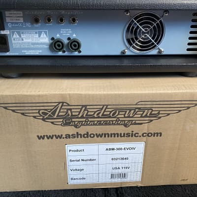 Ashdown ABM-300 EVO IV 300-Watt Bass Amp Head New and In Stock We ship Fast! #03216340 image 3