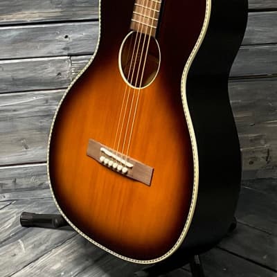 Immagine Recording King Left Handed RPS-7 Dirty 30's Series 7 Acoustic Parlor Guitar - 3
