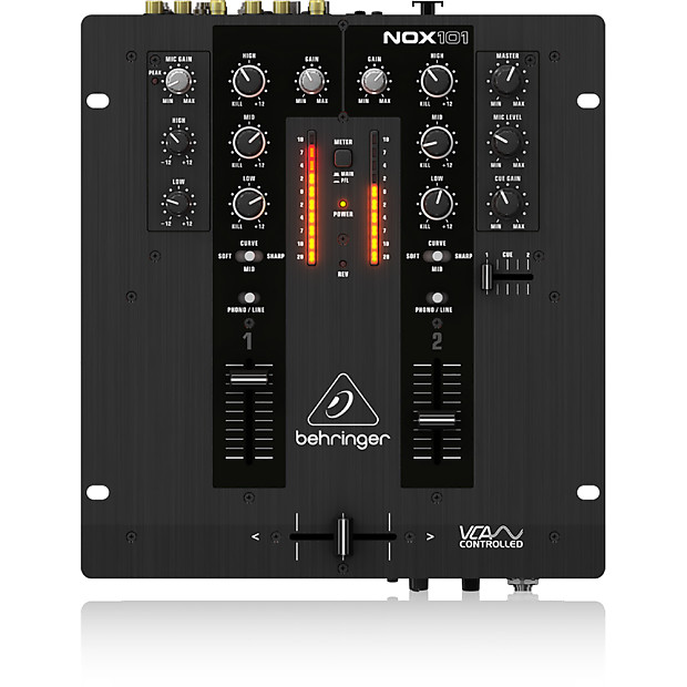 Behringer NOX101 2-Channel DJ Mixer VCA image 1