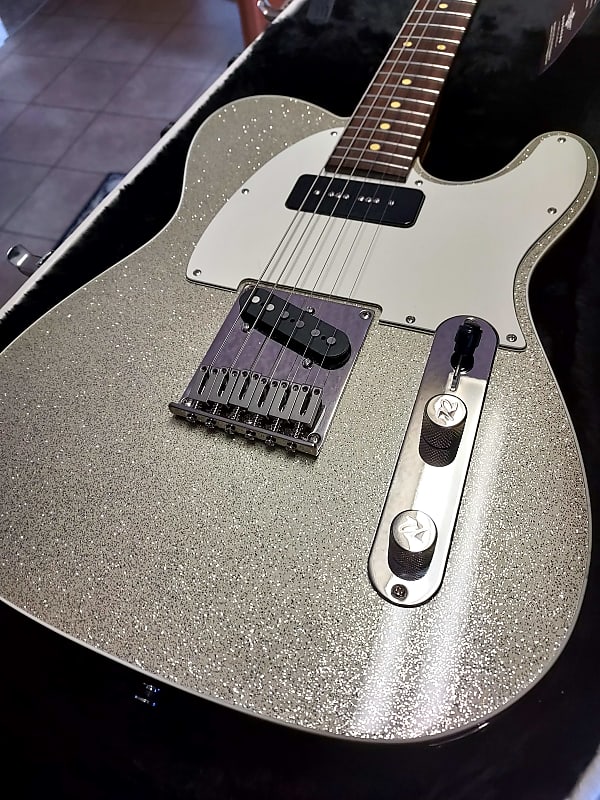 Reverend Wildwood Exclusive Pete Anderson Eastsider T 2016 Silver Sparkle 24605 image 1