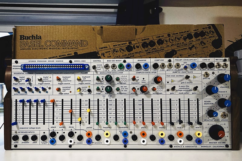 *MINT* Buchla Easel Command 208C + Banana Cables & Shorting Bars image 1