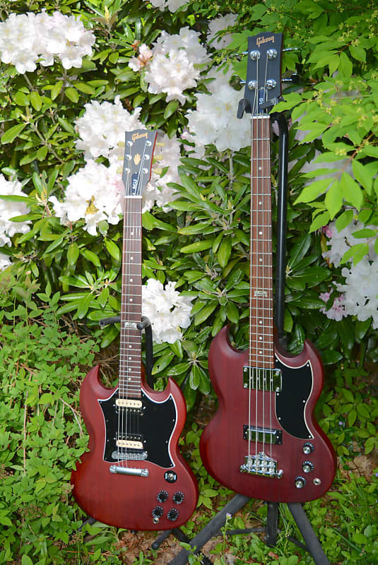 GIBSON SGJ GUITAR & SG SPECIAL BASS GUITAR 120th | Reverb Canada