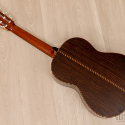 1976 Teruaki Nakade Model C15 Vintage Classical Guitar, Spruce & Brazilian Rosewood w/ Case image 16