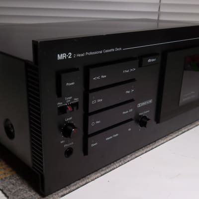 1990 Nakamichi MR-2 Stereo Cassette Deck Rare Idler-Gear-Drive Version 1-Owner Serviced w New Belts 06-2023 Brackets Included Clean & Excellent Condition #756 image 5