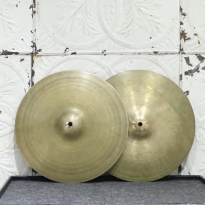 Used Zildjian Canadian A New Beat Hihats cymbals 14in (988/1316g image 1