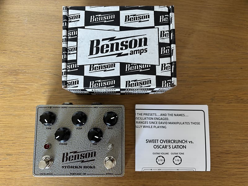 STONK BOX — BENSON AMPS
