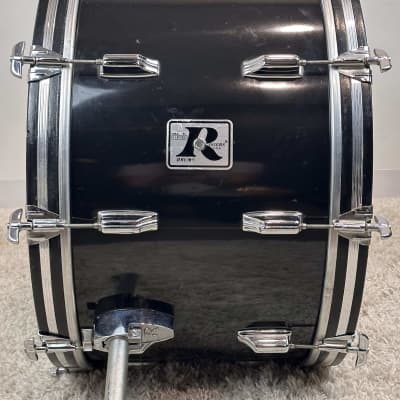 Rogers 24/12/13/14/15/16" 70's "Big R" Drum Set w/ 5x14" Dynasonic & Hardware - Black image 5