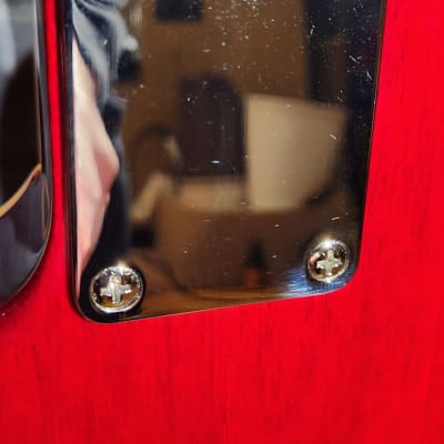 G&L Tribute Series ASAT Deluxe Dimarzio Carved Top Rosewood Fretboard Trans Red w/ DiMarzio Illuminator/Titan Pickups & Gig Bag image 14
