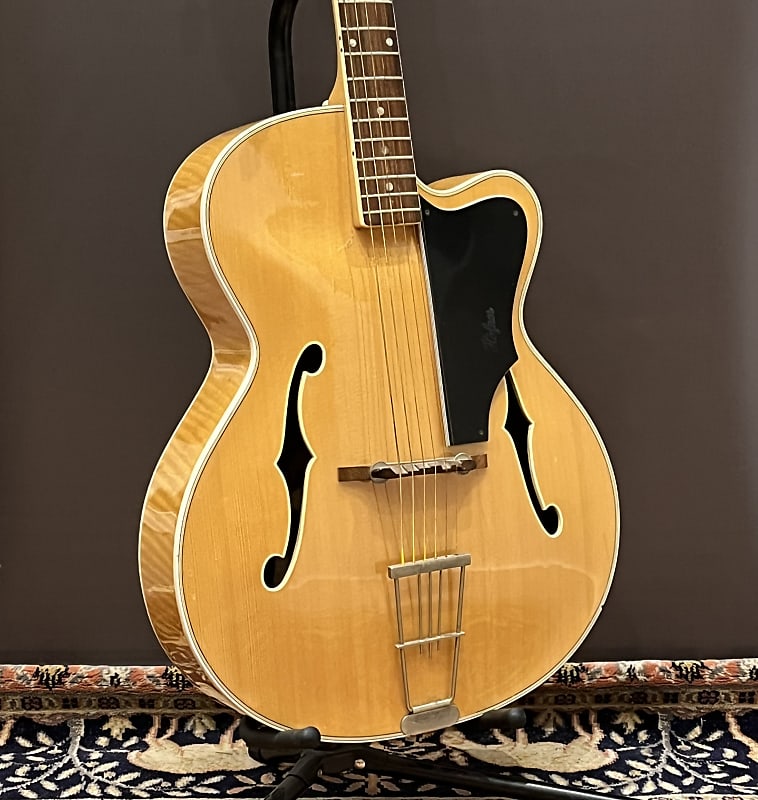 1970s Hofner 457 Archtop Acoustic - Blonde | Reverb