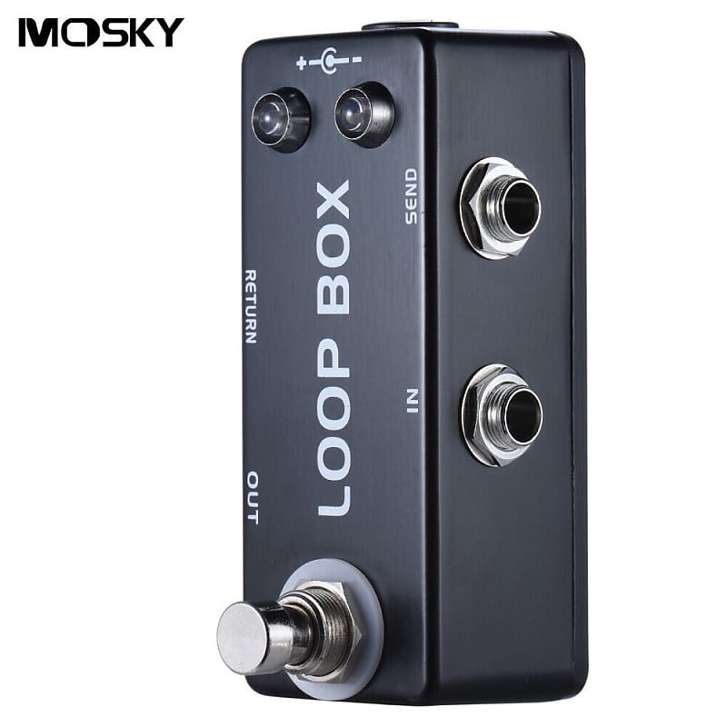 MOSKY Loop Box Mini Guitar Effect Pedal True Bypass Looper Route Selection image 1