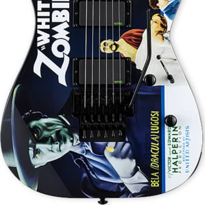 ESP LTD KH-WZ White Zombie Kirk Hammett Signature Electric Guitar with Hard Case image 1