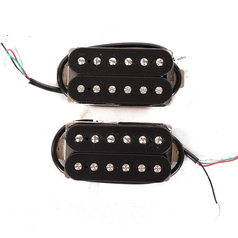 Fralin High Output Humbucker Set Black Bobbins