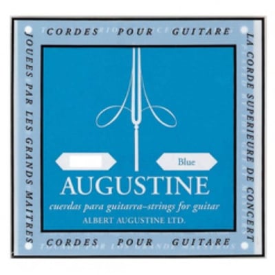 Corde au détail guitare classique Si - Augustine Standard bleu tirant fort for sale
