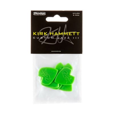 Dunlop Kirk Hammet Sign. Jazz III 1,38 Green Player's Pa Bild 4
