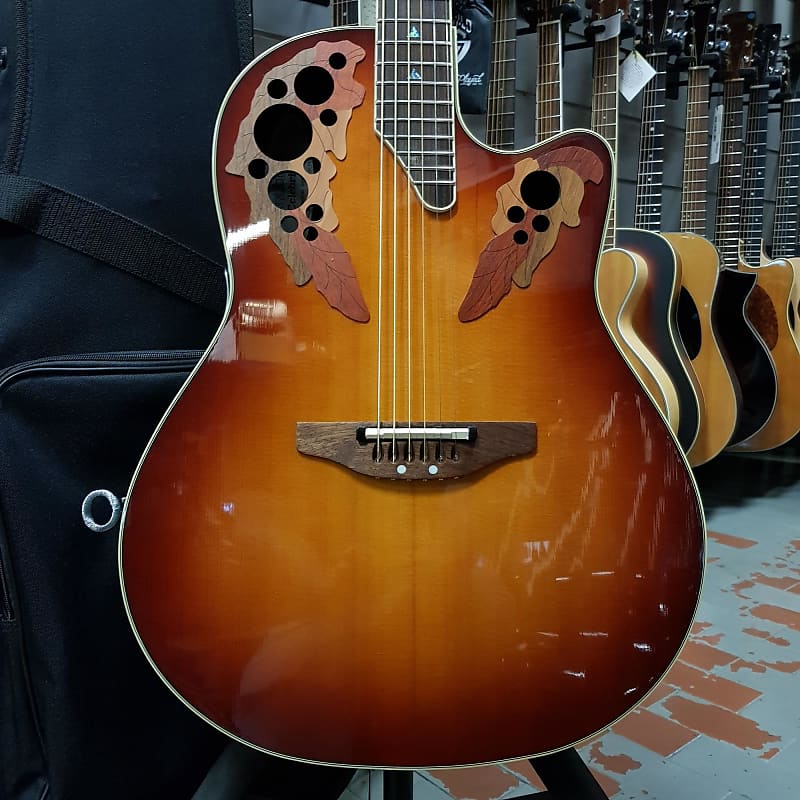 Celebrity By Ovation Cse44 Sunburst Korea + Hard Case