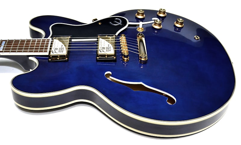 Epiphone Sheraton-II PRO Electric Guitar Midnight Sapphire Finish  Professionally Setup!