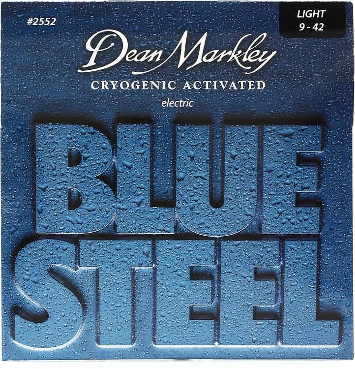 Dean Markley Cryogenic Activated Blue Steel Light Electric Strings 9-42 image 1