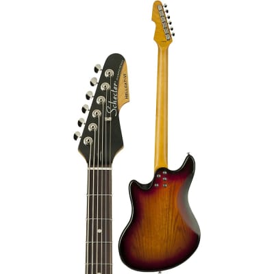 Schecter Guitar Research Hellcat VI Extended-Range Electric 3-Tone Sunburst image 4