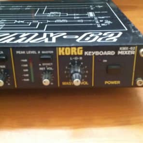 Korg Keyboard Guitar Rack Mixer KMX-62 Vintage KMX 62 80's Black imagen 1