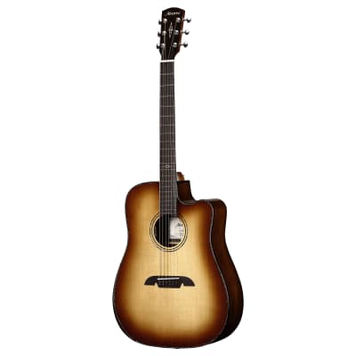 Alvarez MD70ce Custom Masterworks Dreadnought Guitar Acoustic Electric, Armrest with Cutaway 2024 - Natural Gloss image 3