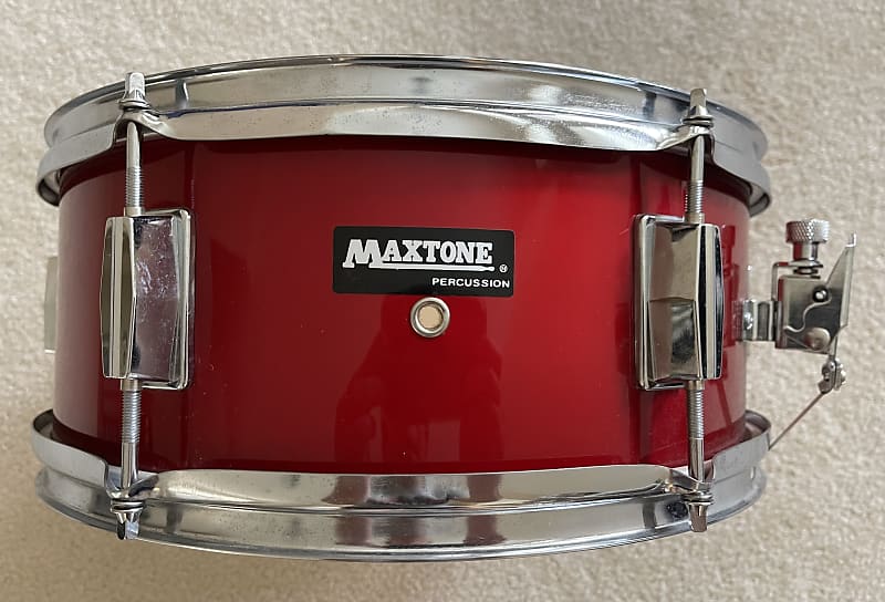 MIJ MAXTONE SNARE DRUM 70’s - RED image 1
