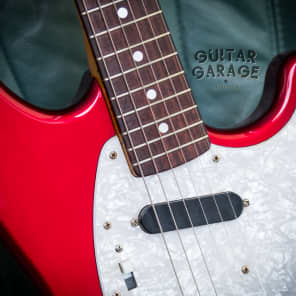 1999 Fender Japan Mustang Competition Stripe Red Vintage Reissue guitar -  CIJ | Reverb