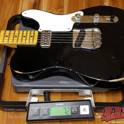 Fender Custom Shop Limited Edition Relic Tele Caballo Tono, Maple Fingerboard, Black 1510046806 image 3