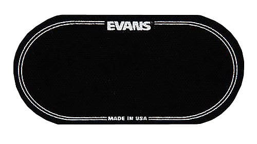 Evans Black Nylon Bass Drum Pedal Patch x2 image 1