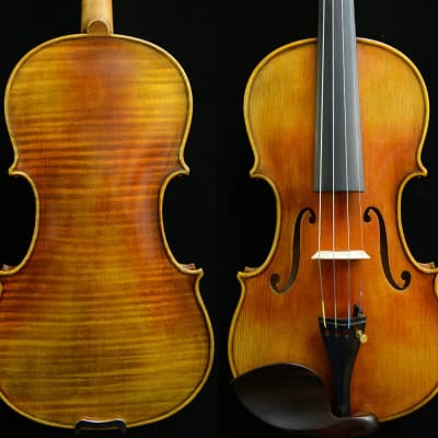 A great Sounding Violin Guarneri del Gesu 1743 Cannone Violin 1-PC Flamed Back image 2