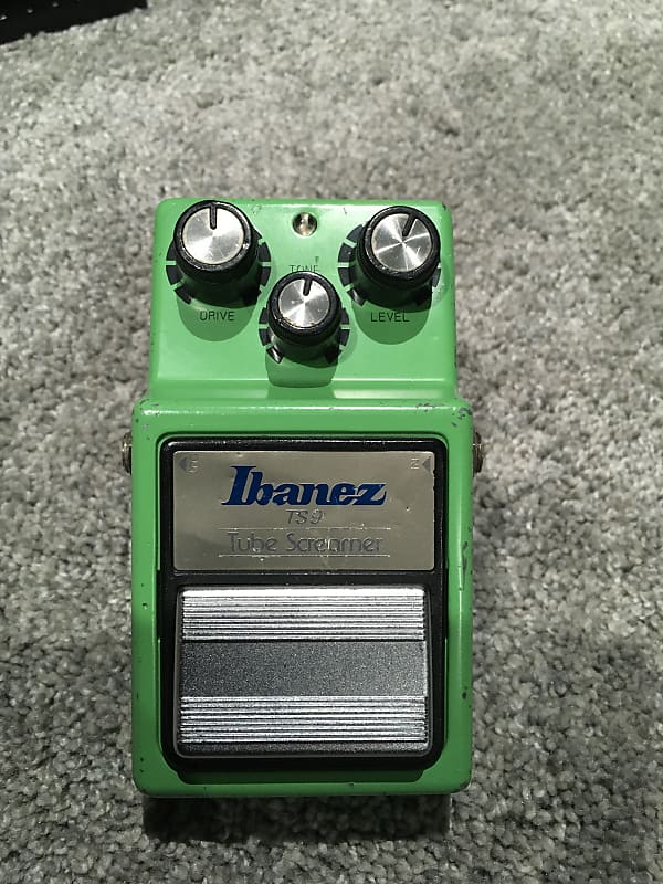 Ibanez 1982 TS9 Tube Screamer (Black Label) Green w/Highly sought after  JRC4558D