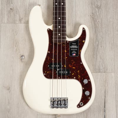 Fender American Professional II Precision Bass, Rosewood, Olympic White image 1