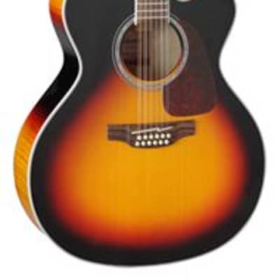 Takamine GJ72CE12 12 String Acoustic Electric Guitar Brown Sunburst image 1