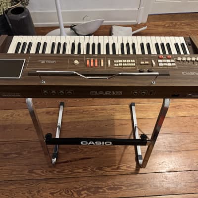 Casio Casiotone 601, Topzustand, incl. Tasche und Ständer 1980 - Holzimitat