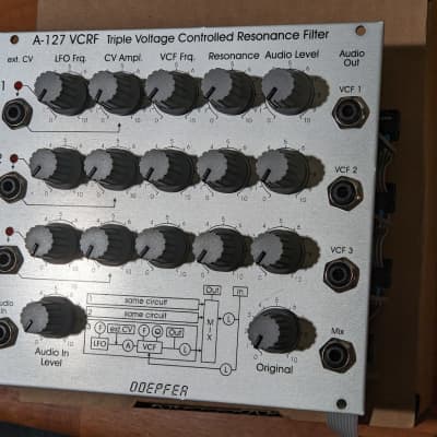 Doepfer A-127 VCRF Triple Controlled Resonance Filter 2010s - Silver image 3