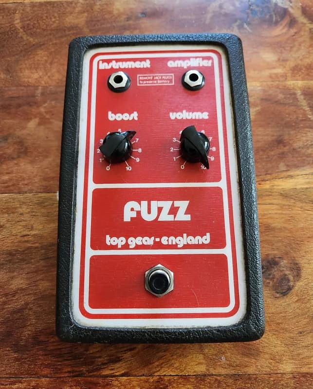 Top Gear Fuzz Vintage 70s Made in England Reverb