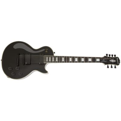Epiphone Limited Edition Matt Heafy Les Paul Custom 7 Black Electric Guitar image 1