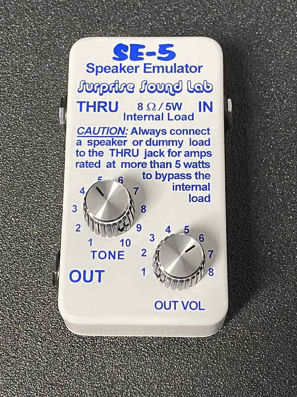 SURPRISE SOUND LAB SE5 Speaker Emulator from a 1X8" cab to a Reverb