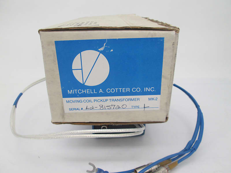 Mitchell A Cotter MK-2L Moving Coil Transformer