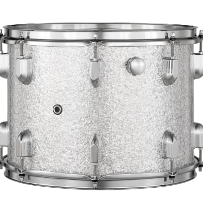 Pearl President Series Deluxe 14x10" Rack Tom Tom Drum (No Mount) Silver Sparkle Wrap #450 | NEW Authorized Dealer image 2