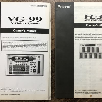 Roland VG-99 V-Guitar Modeling Synth with Roland GK-3 Pickup and