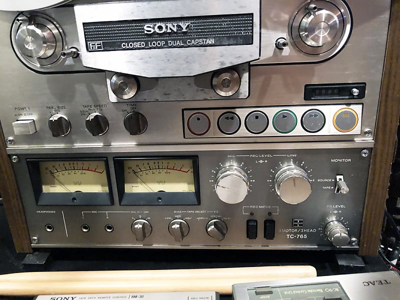 Sony TC-765 closed loop, dual capstan reel tape recorder