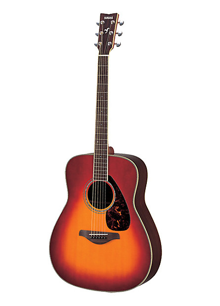 Yamaha FG730S Solid Top Acoustic Guitar Cherry Sunburst