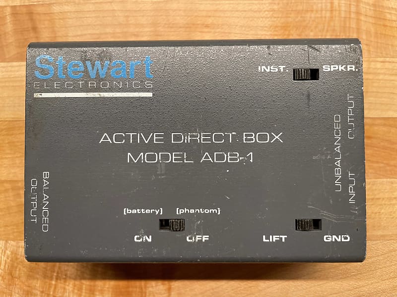 Stewart Electronics Active Direct Box / Battery/Phantom Reverb