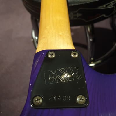 ESP Custom Shop The Mirage Trans Purple Japanese Super Strat! MIJ Japan Guitar! image 15