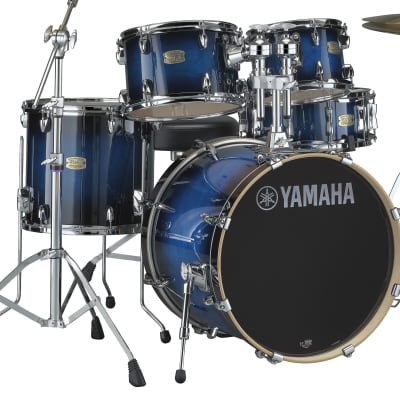 Yamaha SBP0F50DUS Stage Custom Birch 20x17/14x13/12x8/10x7/5.5x14" 5pc Shell Pack , Deep Blue Sunburst - In Stock!